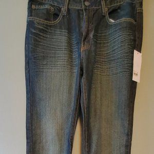 Kenneth Cole  Black Distressed Boot Jeans